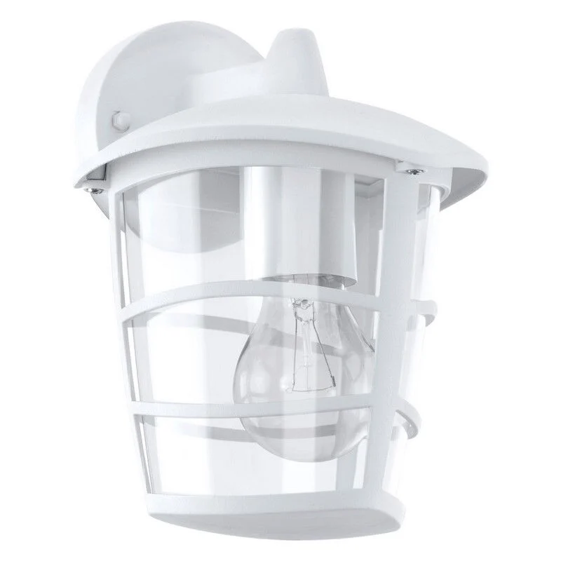 Lámpara exterior blanca de plástico, Inas, IP44