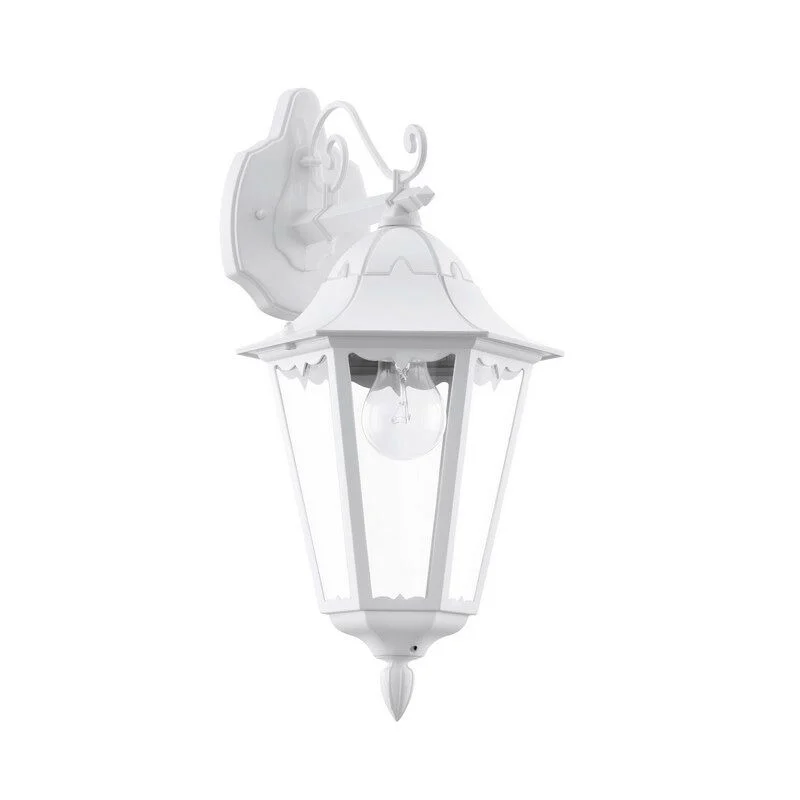 Lámpara exterior blanca de aluminio, Leanna, IP44