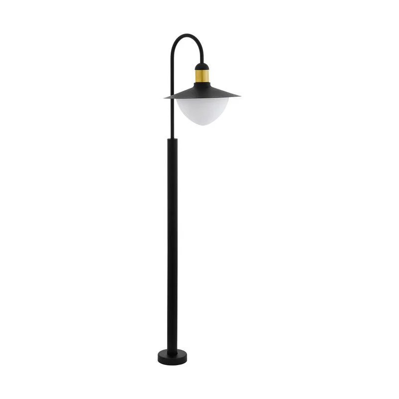 Lámpara exterior dorada de metal, Jaylano, IP44