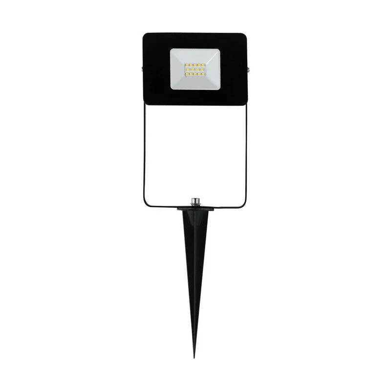 Estaca para jardín negra de aluminio, Joey, IP65, con interruptor