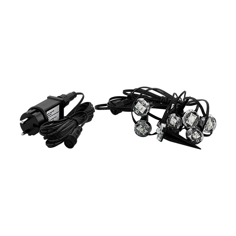 Estaca para jardín transparente de plástico, Vanja, 3W, 3000K LED, IP65