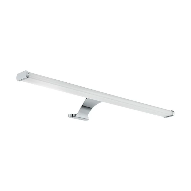 Espejo con luces cromado de acero, Yvanka, 10W, 3000K LED, IP44