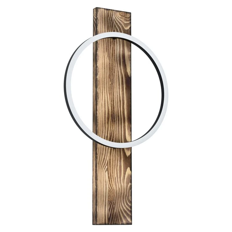 Aplique de madera marrón, Annebel, 12W, 3000K LED