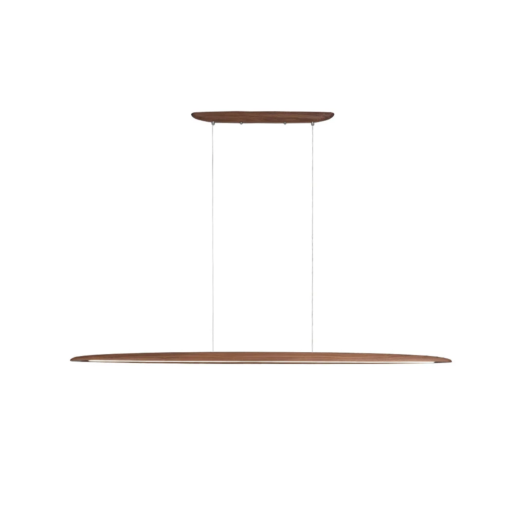 Zing Lámpara Colgante Nogal Madera Moderno Minimalista