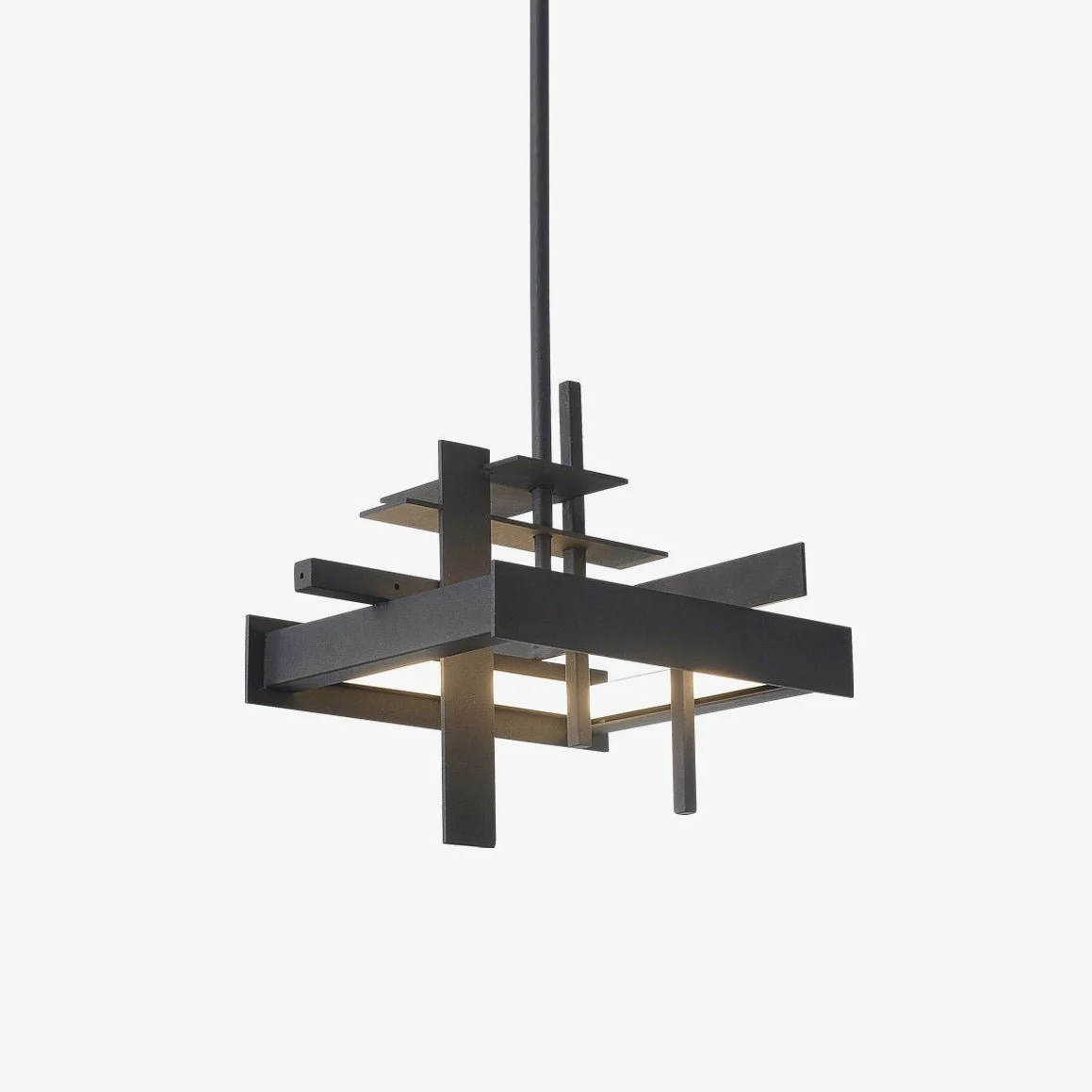 Orlenace Lámpara Colgante Negro Geométrico