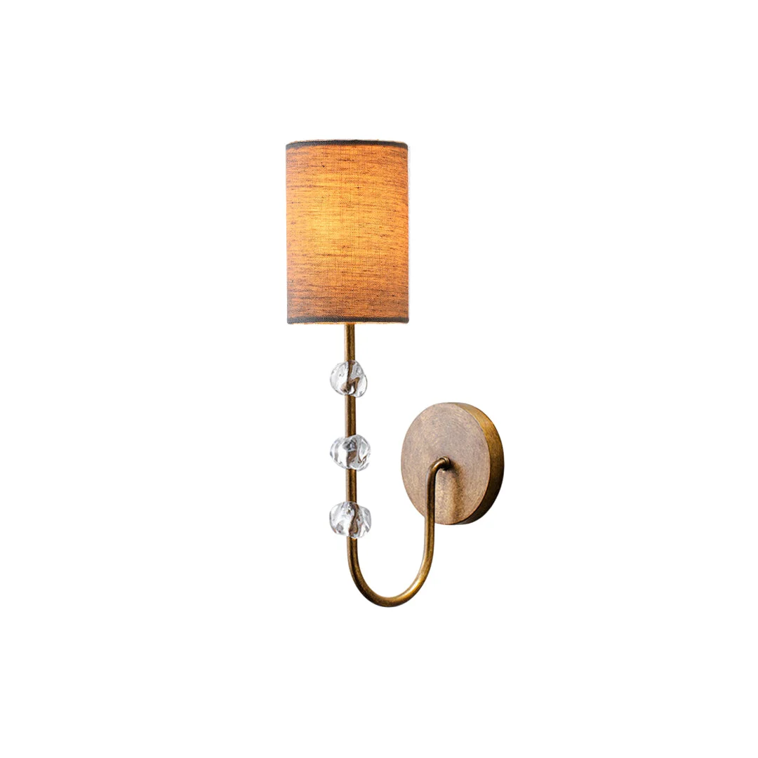 Rune Aplique de pared Tela Cristal Vintage Industrial