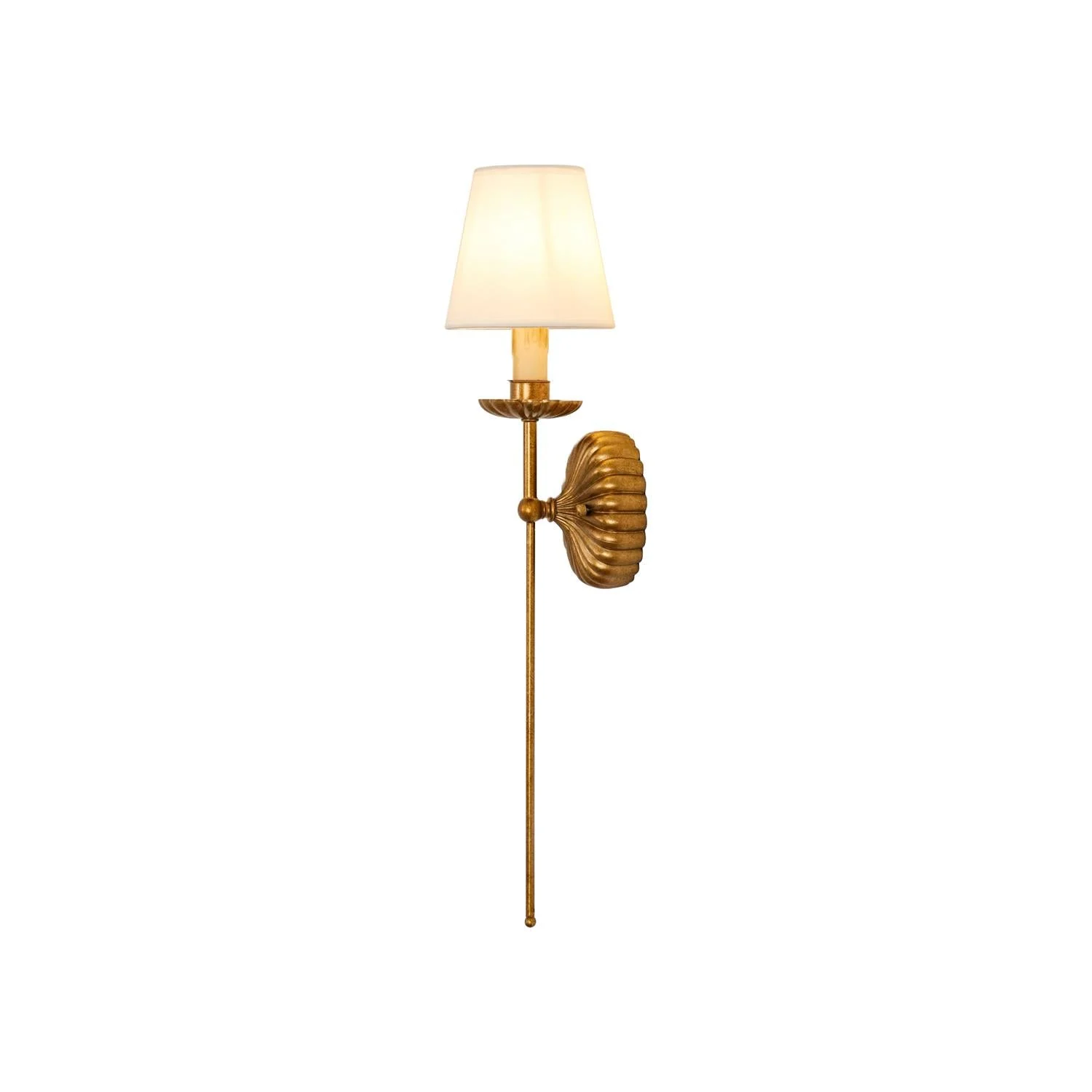 Axiom Aplique de pared Oro Vintage Industrial