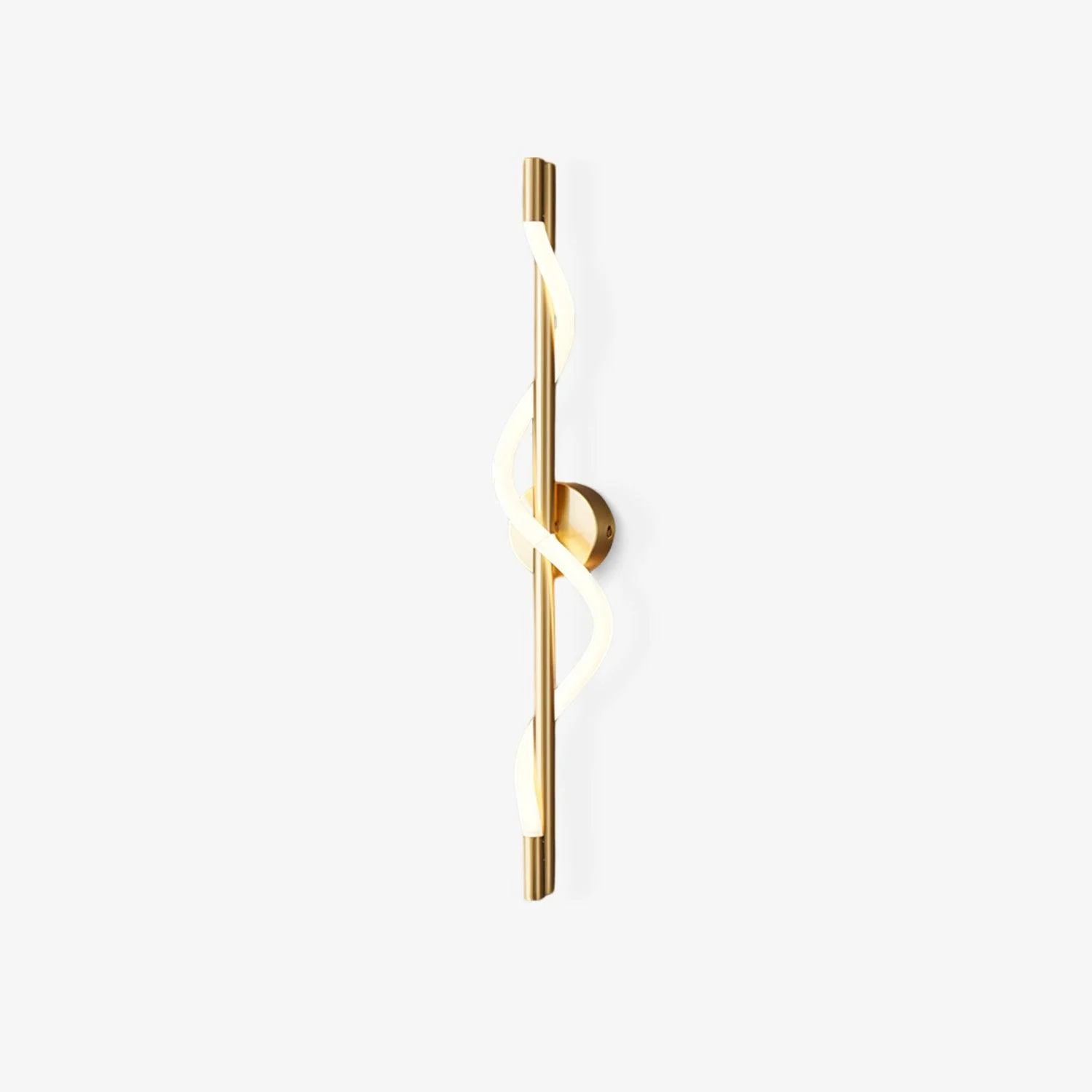 Fidora Aplique de Pared Escultural Latón Silicona