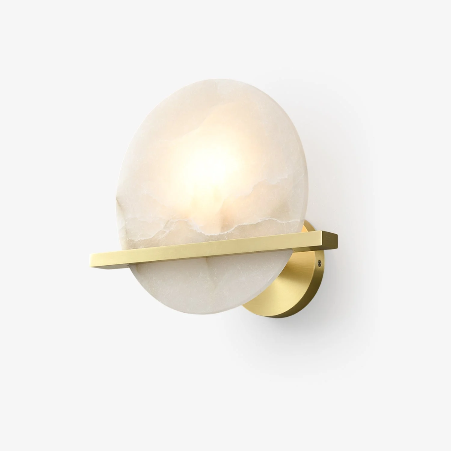 Vomiror Aplique de pared Oro Alabastro Moderno