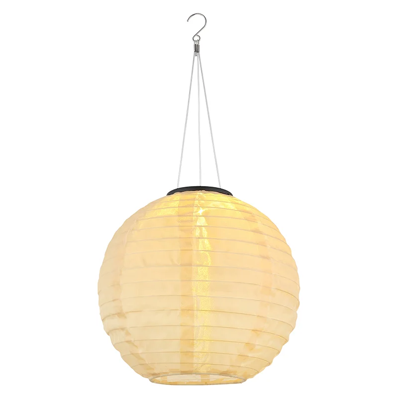 Lámpara exterior beige de plástico, Moad, 0,5W, 2700K LED, IP44, con interruptor