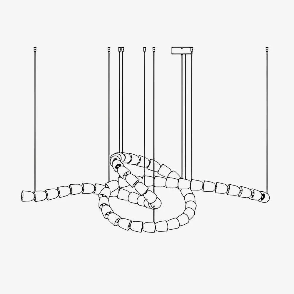 Zemirisra Moderno Araña De Luces