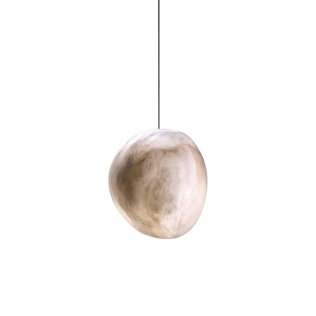Codoriel Brass Alabaster Pendant Light