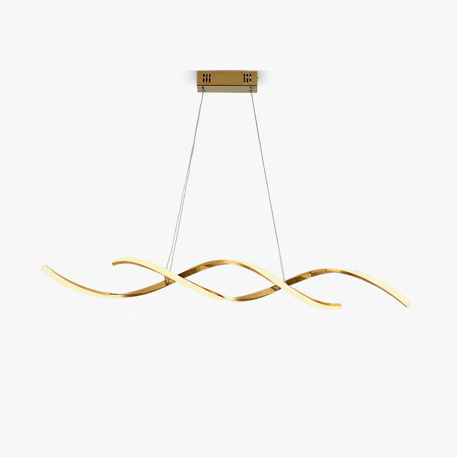 Wavora Lámpara Colgante de Metal Minimalista con Ondas