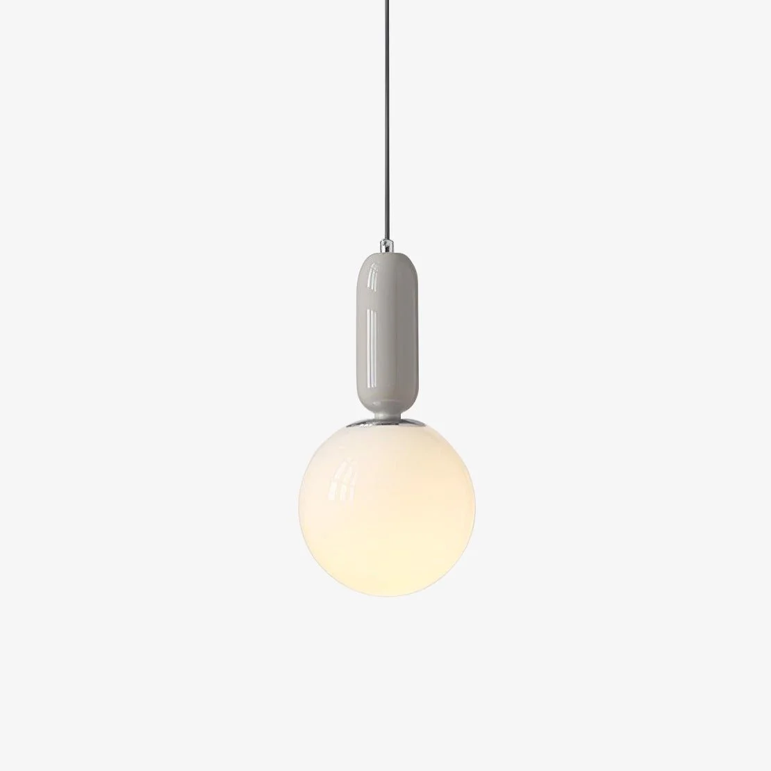 Mirellce Lámpara Colgante Gris Blanco Contemporáneo