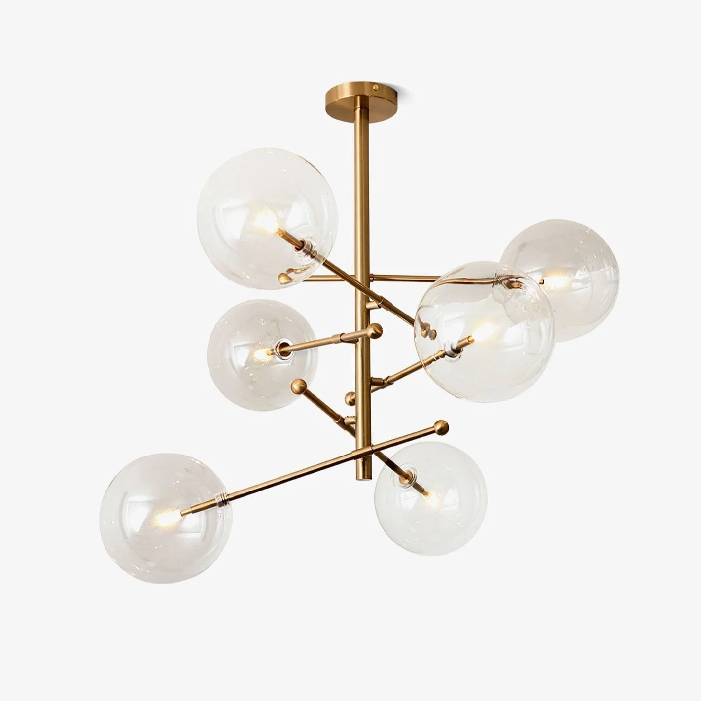 Orbita Contemporáneo Cristal Araña De Luces