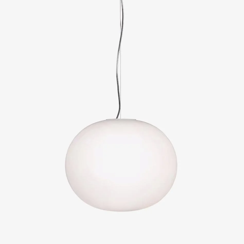 Orba Lámpara Colgante Blanco Contemporáneo Vidrio