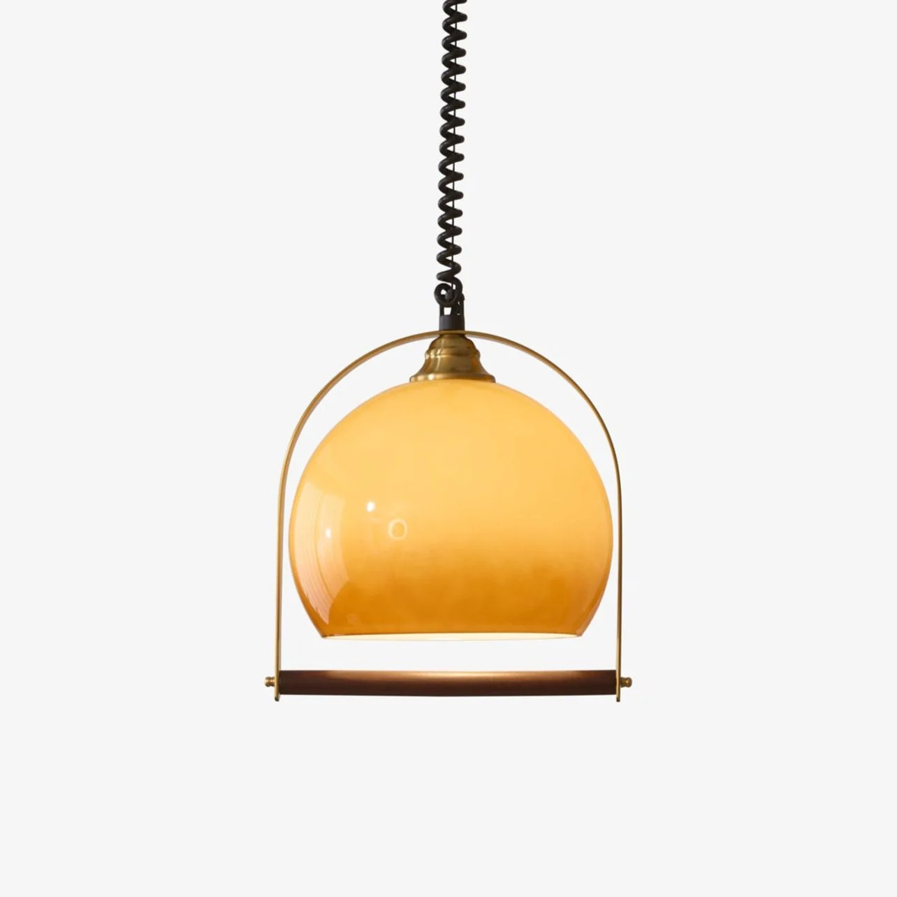 Halcyon Lámpara Colgante Madera Moderno Minimalista Arco