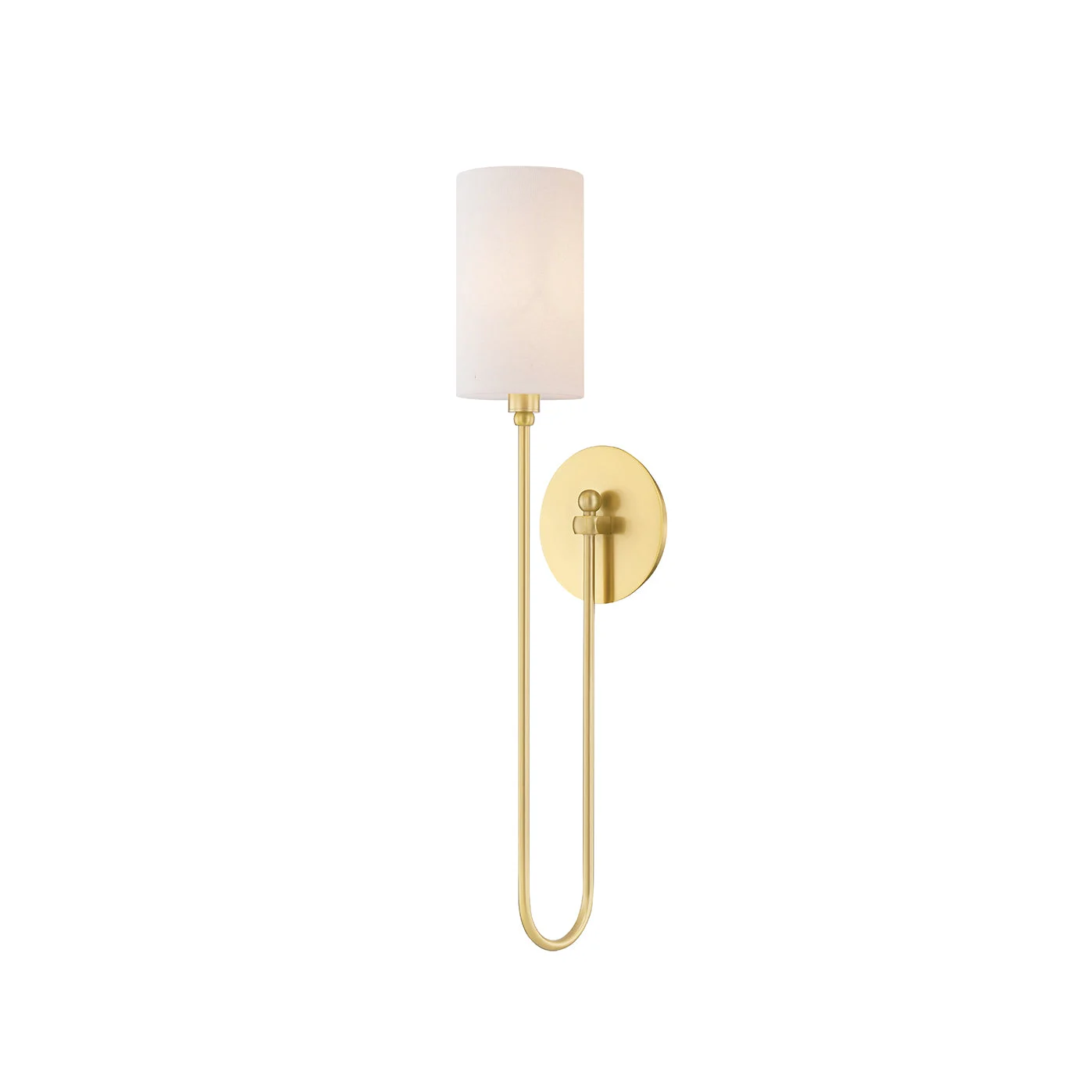 Syvineth Aplique de pared Latón Tela Moderno Minimalista