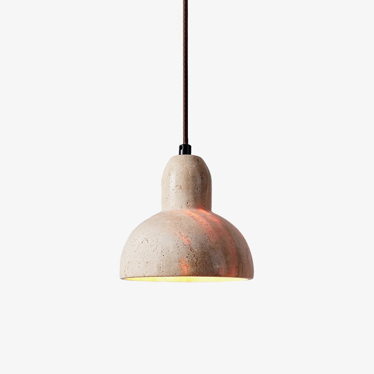 Vaelior Lámpara Colgante Minimalista de Travertino
