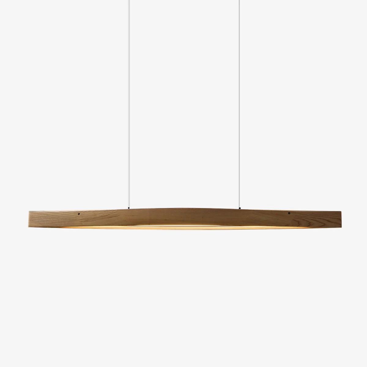 Cendara Lámpara Colgante Lineal Minimalista Madera