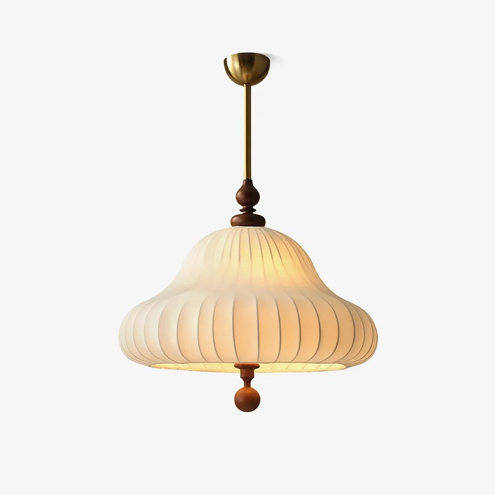 Lámpara Colgante Solara con Forma de Flor en Latón