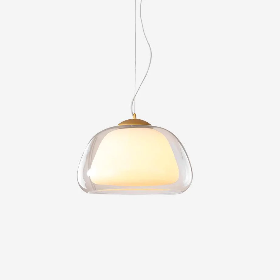 Elvo Lámpara Colgante Moderno Vidrio Transparente Pantalla Interiores