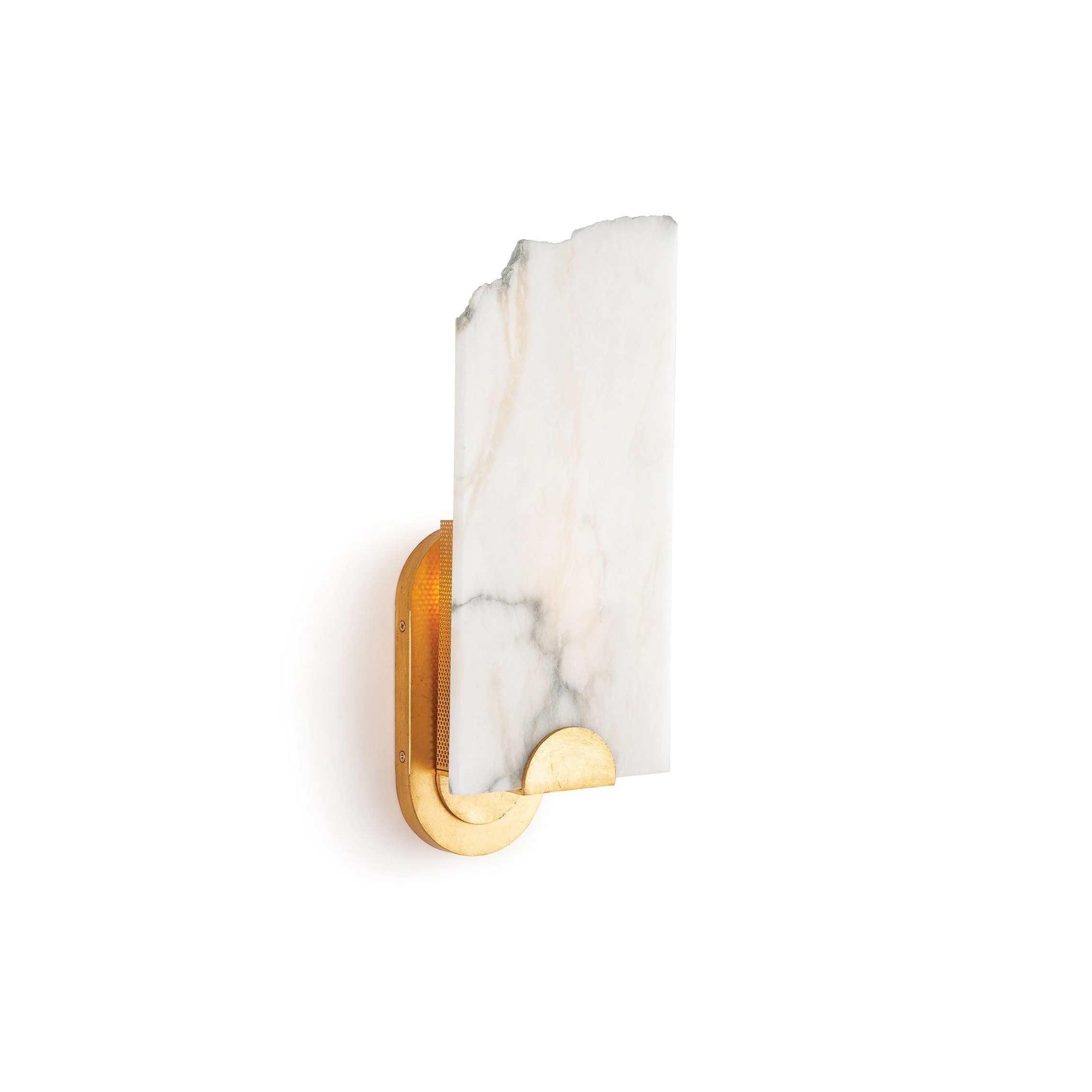 Olphaiel Aplique de pared Latón Alabastro Moderno Minimalista