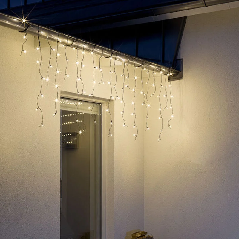 Iluminación carambano 1200 cm de ancho 52 cm de alto ip44 360 leds