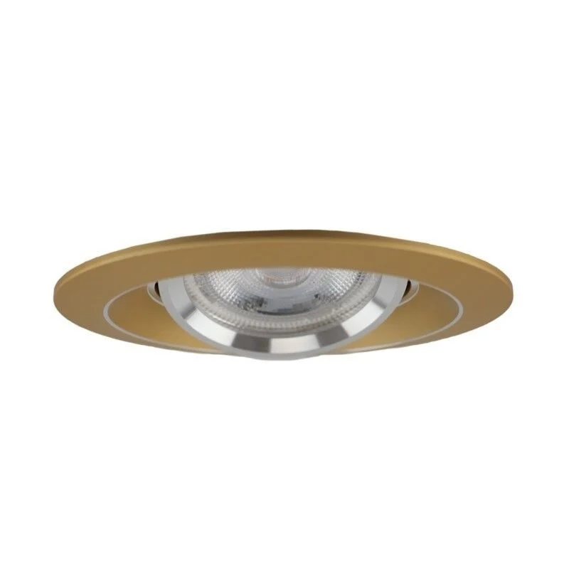 Foco empotrable dorado de aluminio, Tycho