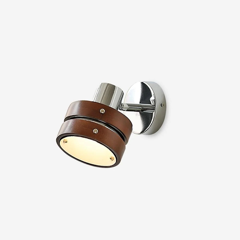 Tatum Lámpara de Pared Minimalista de Metal y Madera