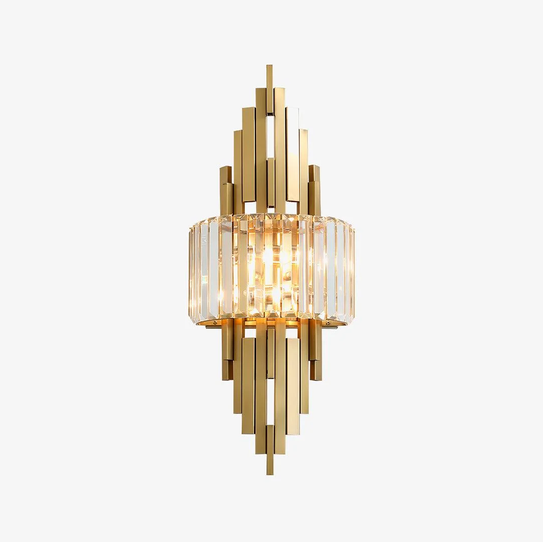 Voveliel Aplique de pared Cristal Vidrio Posmoderno