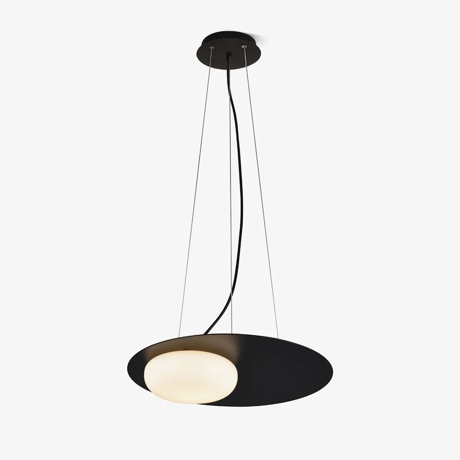 Pendant Lámpara Colgante Oro Negro Industrial Artístico