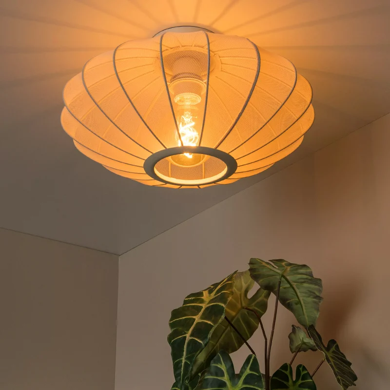 Plafón de techo japandi beige, Corina