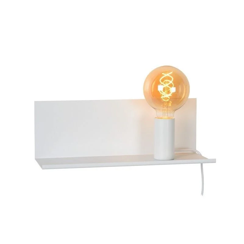 Aplique moderno blanco, Sebo, con interruptor