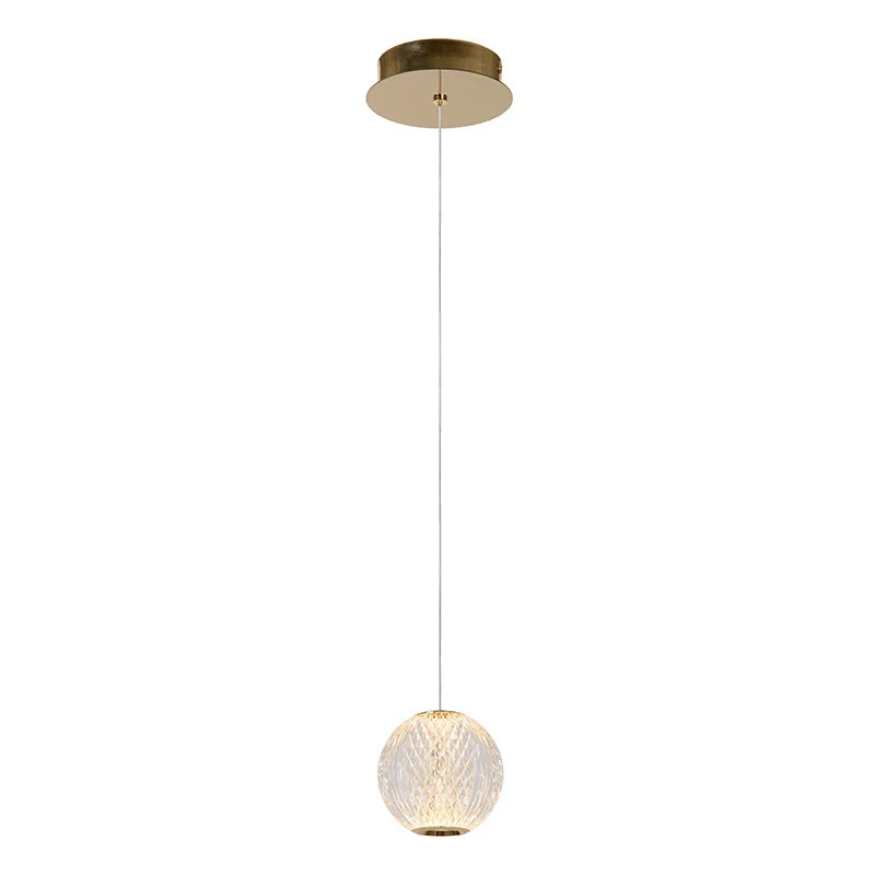 Lámpara colgante moderna transparente, Cintra, 5,7W, 2700K LED
