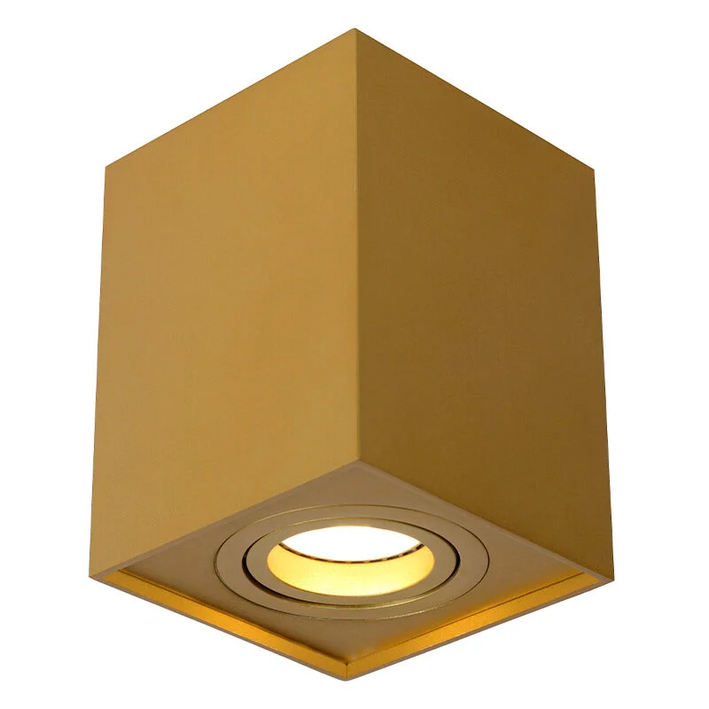 Aplique de techo moderno dorado, Tube