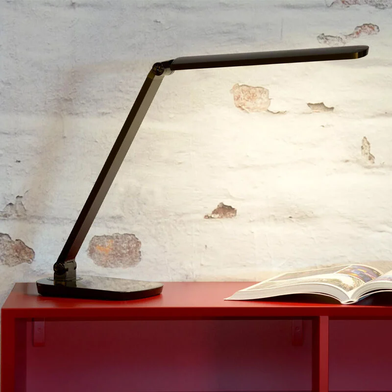 Flexo moderno negro, Vario, 8W, 2700K LED