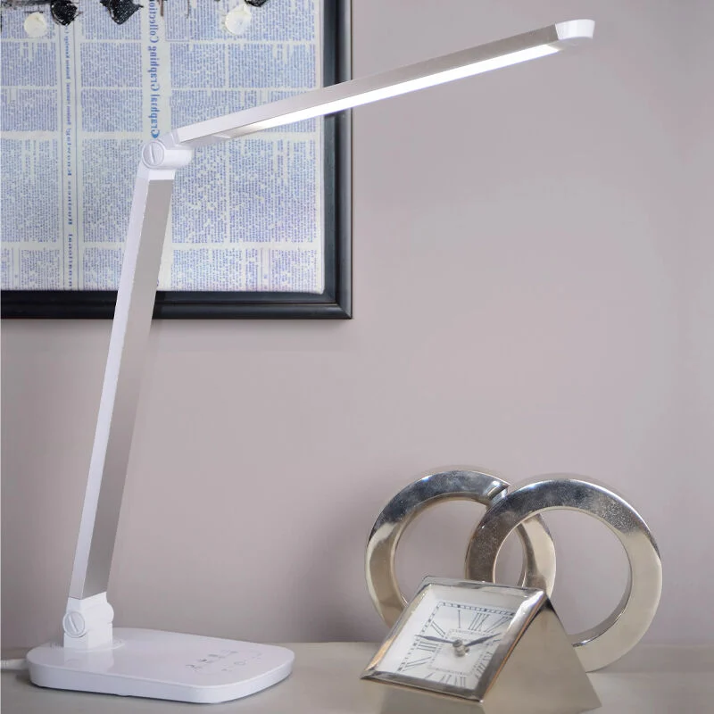 Flexo moderno blanco, Vario, 8W, 2700K LED