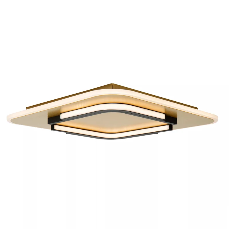 Plafón de techo moderno dorado, Andreas, 30W, 2700K LED