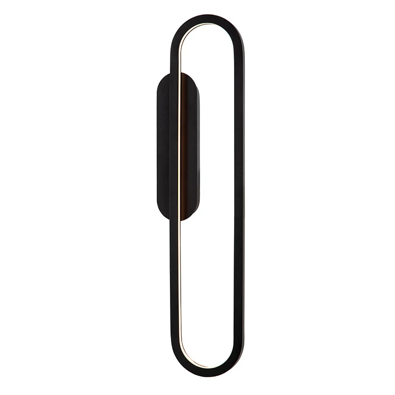 Aplique moderno negro, Thelma, 22W, dim to warm LED