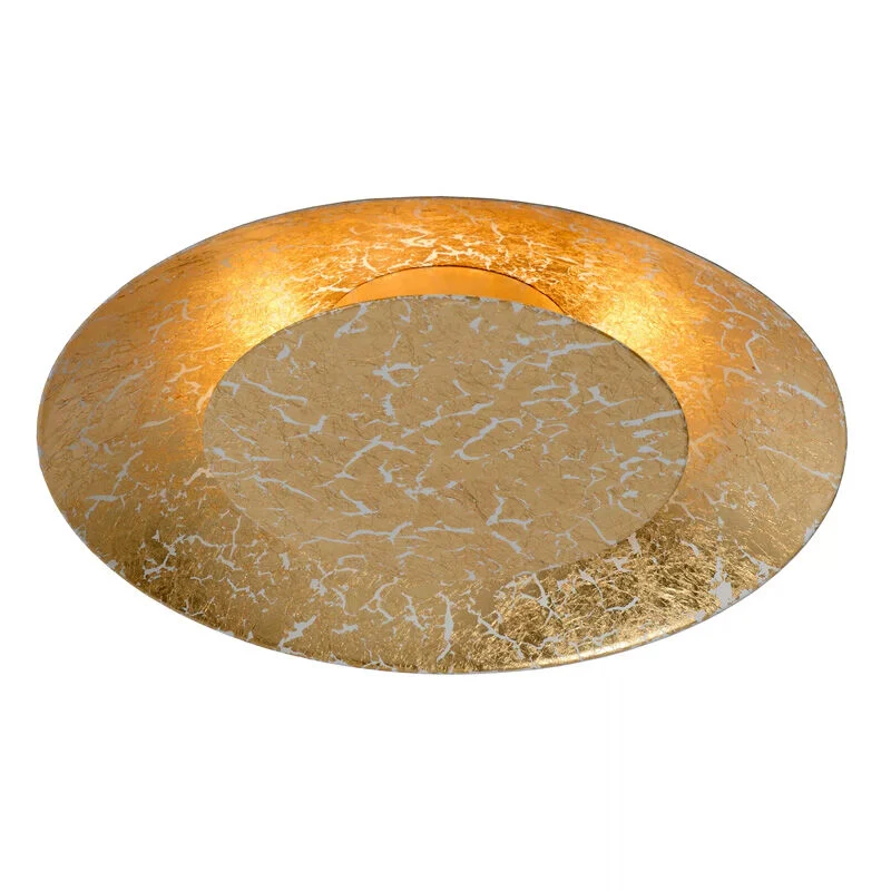 Plafón de techo moderno dorado, Foskal, 6W, 2700K LED