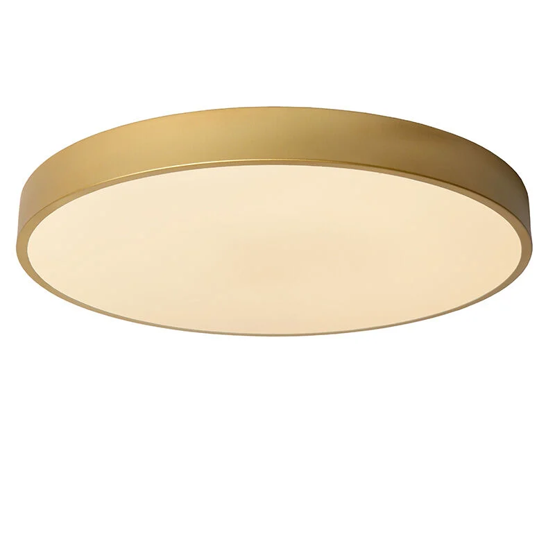 Plafón de techo moderno dorado, Unar, 36W, 2700K LED, regulable en 3 pasos
