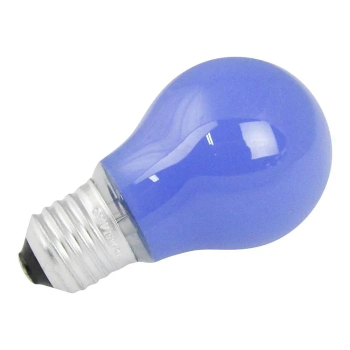 Estándar E27 15W 230V Azul