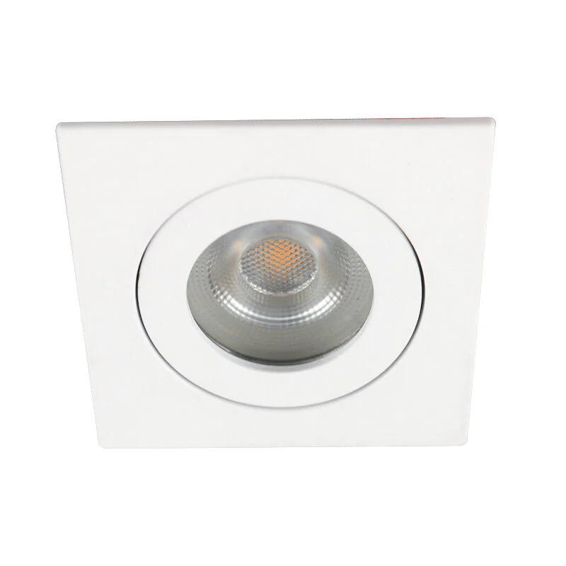 Foco empotrable baño blanco de aluminio, Dorx, IP44