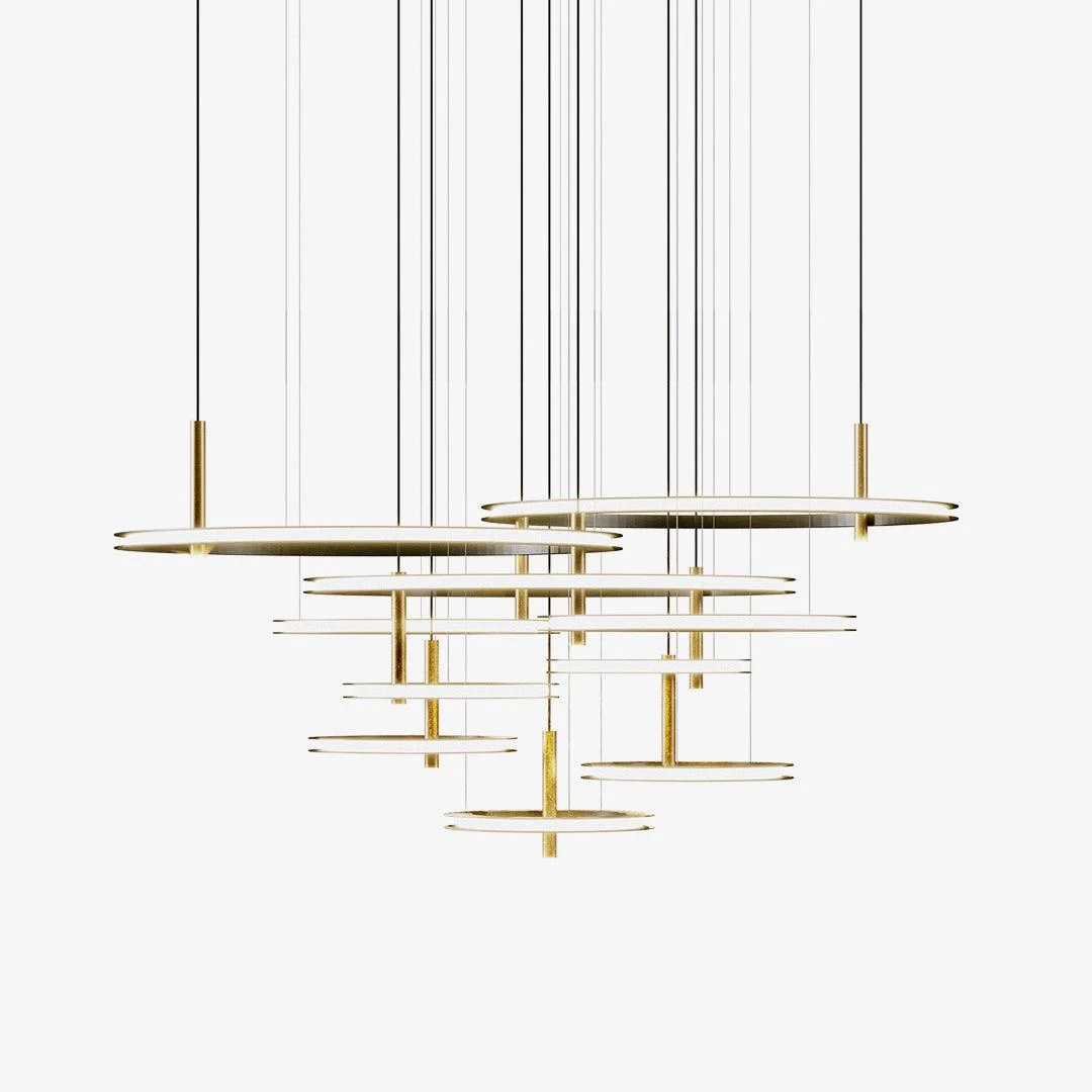 Aurora Lámparas de araña Metal Minimalista