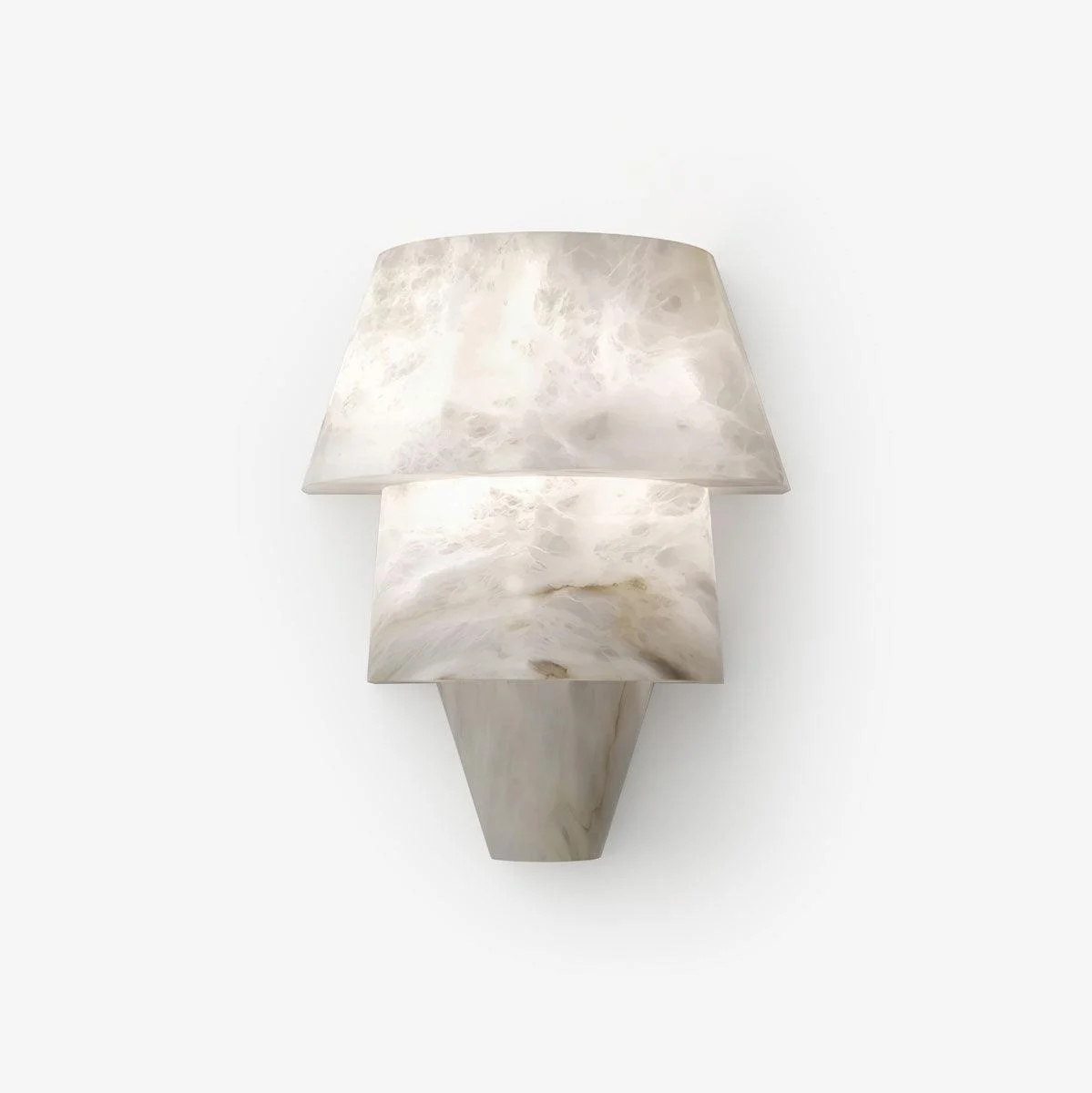 Vyloren Aplique de pared Blanco Alabastro Moderno