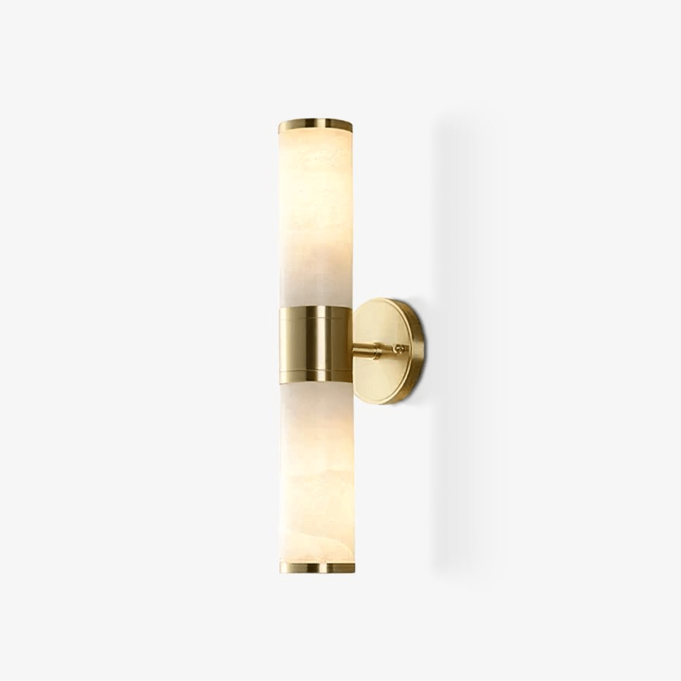 Kaia Aplique de pared Oro Alabastro Minimalista