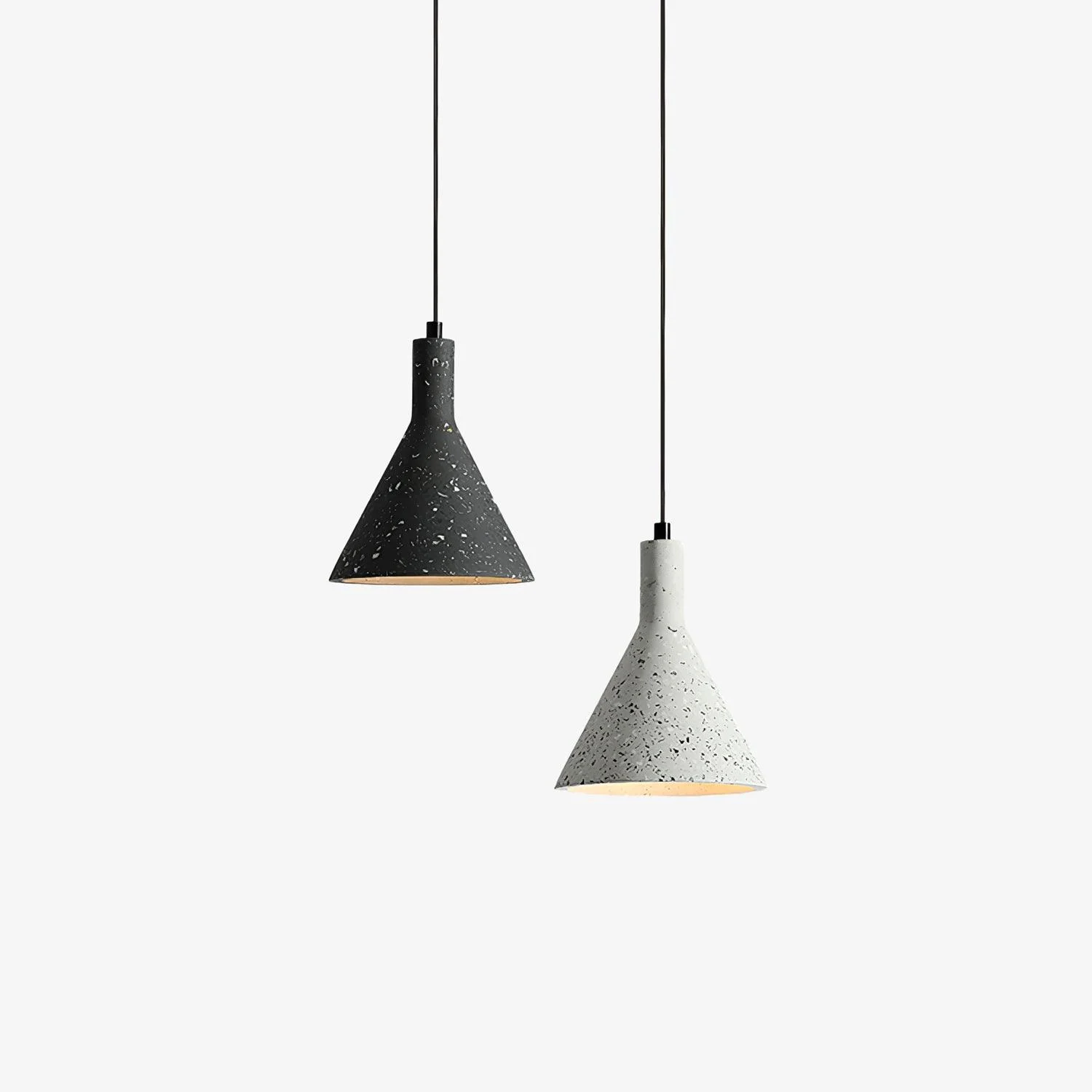 Aurshaor Lámpara Colgante Minimalista de Cemento