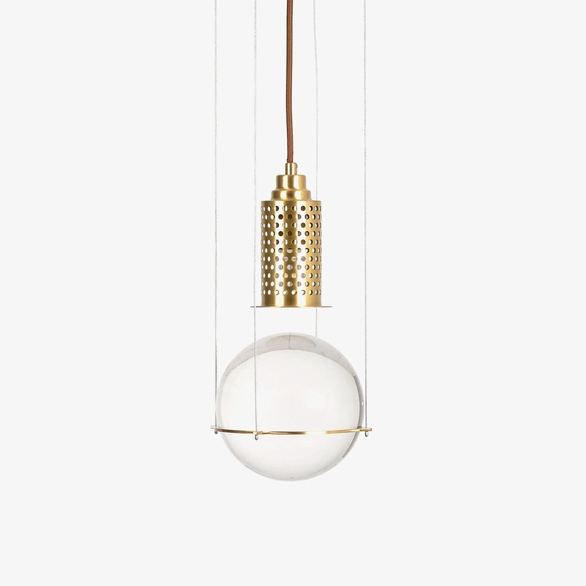 Lámpara Colgante Solara de Cristal Ajustable