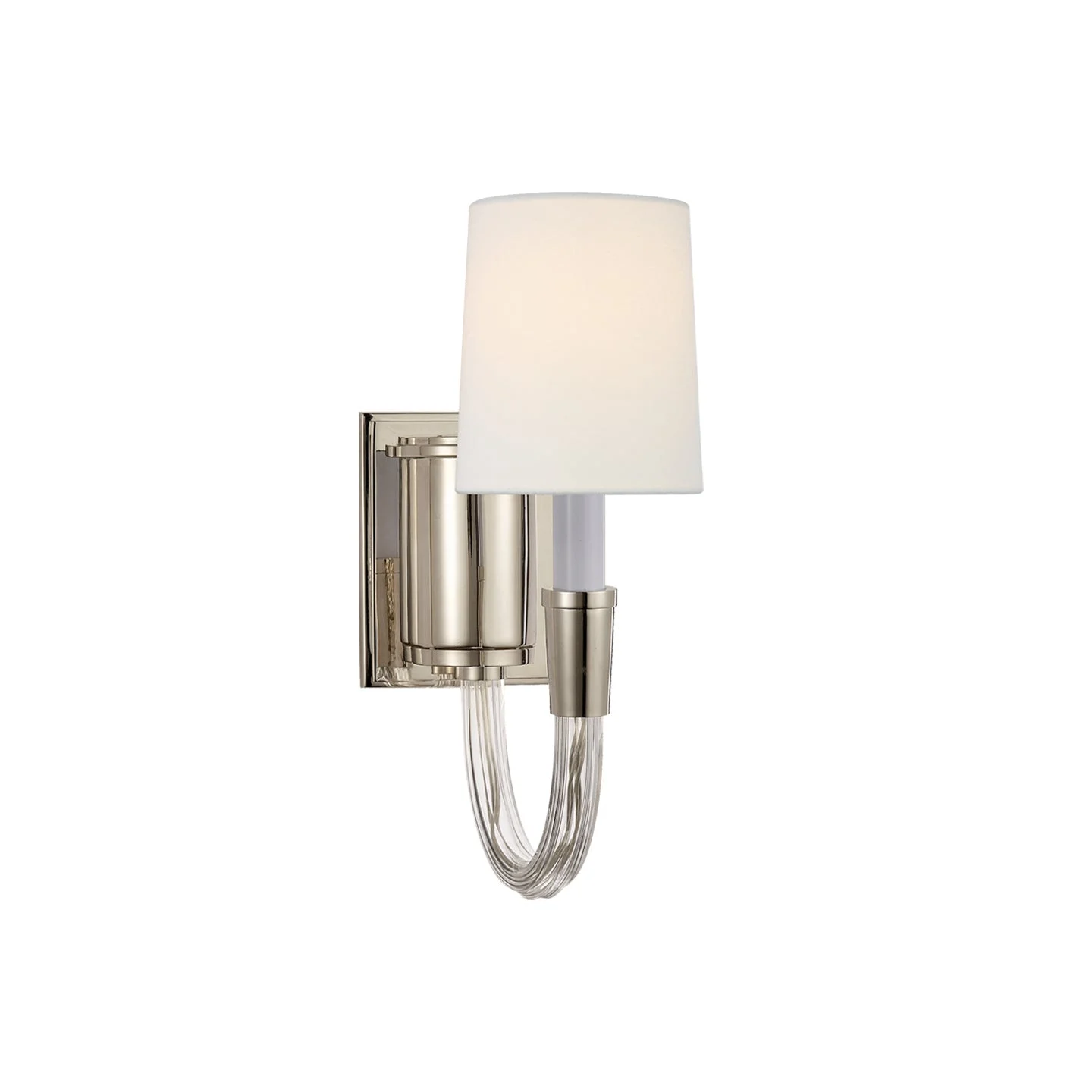 Etalarae Aplique de pared Cristal Tela Moderno Minimalista